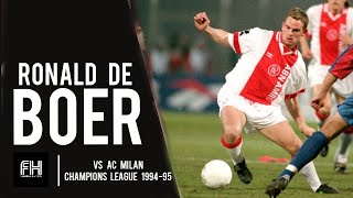 Ronald de Boer ● Goal and Skills ● Ajax 2:0 AC Milan ● Group D Champions League 1994-95