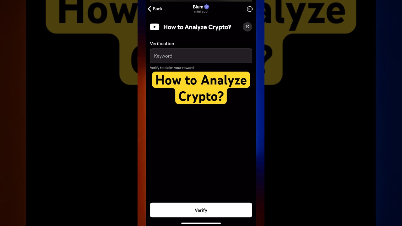 How to Analyze Crypto? 