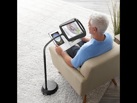 Full-Page Floor Magnifying Lamp