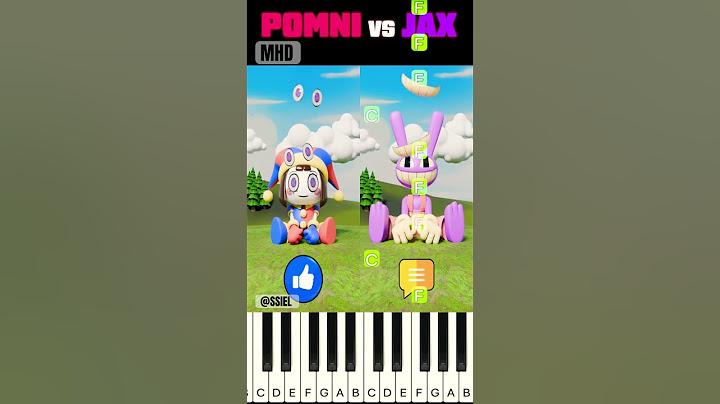 How many times catch motion? Pomni vs Jax | The Amazing Digital Circus @ssielstudio Piano Tutorial