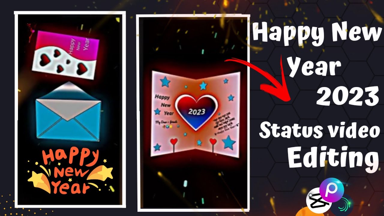 Happy New Year 2023 Status Video Editing | New Year Video Editing In ...