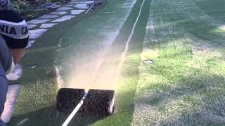 "ASK JW" Professional Synthetic Turf Putting Green Installation