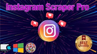 Social Scraper-Instagram Scraper Pro Support Window|Mac