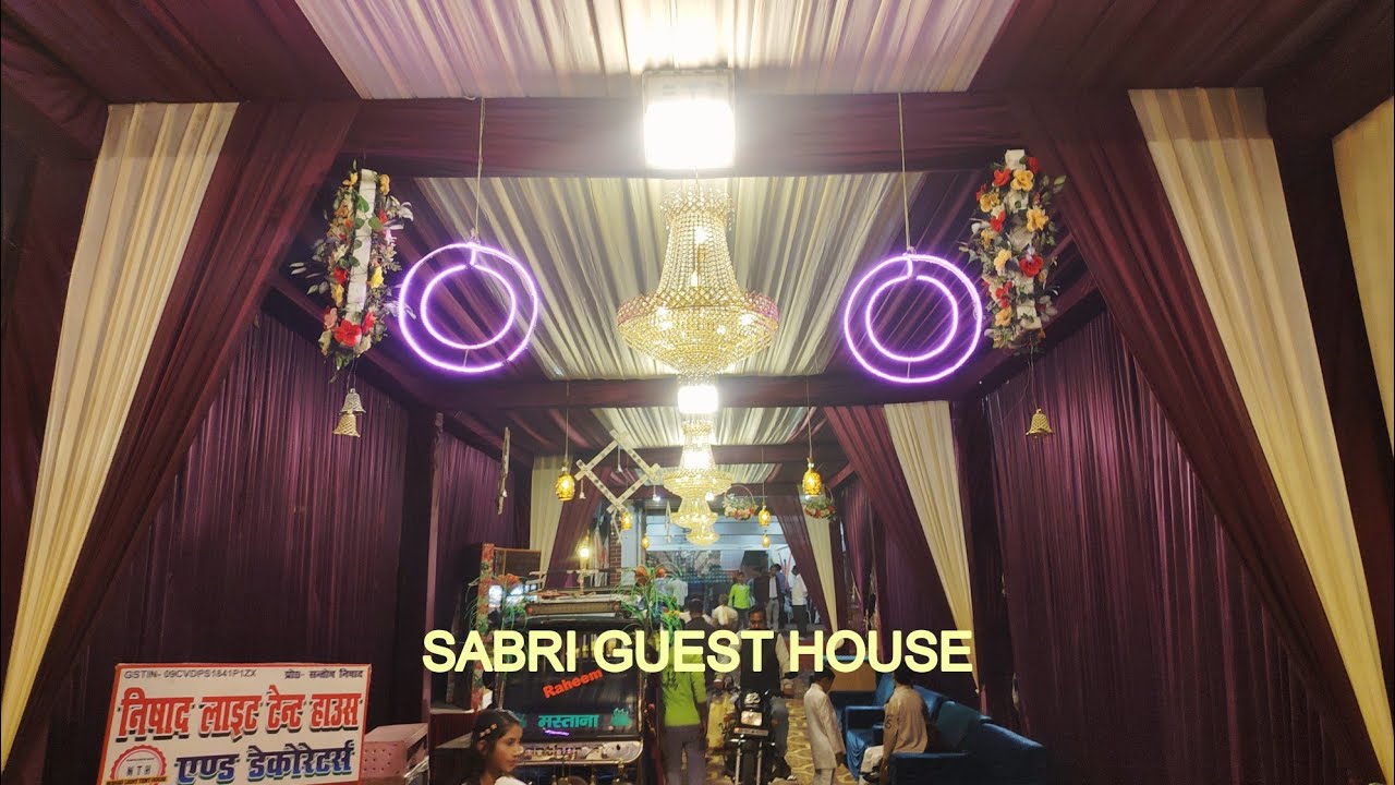SABRI GUEST HOUSE GALLERY DECORATION | nishad light tent house