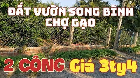 (đã bán)D008👉 Bán Đất Vườn Song Bình Chợ Gạo Tiền Giang 2 Công Đường Ôto