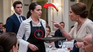 A Poor Waitress Was Fired… Then a Billionaire Noticed Her Pendant and Froze in Shock!