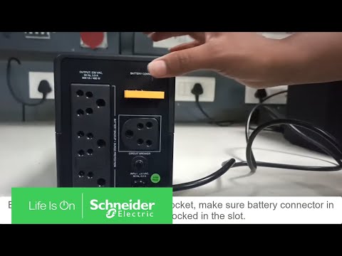 How to Switch on the APC Easy UPS BVX900LI-IN | Schneider Electric Support