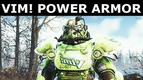 Fallout 4 Far Harbor - Vim! Refresh Power Armor Paint Job - Full Set T51 Power Armor Location