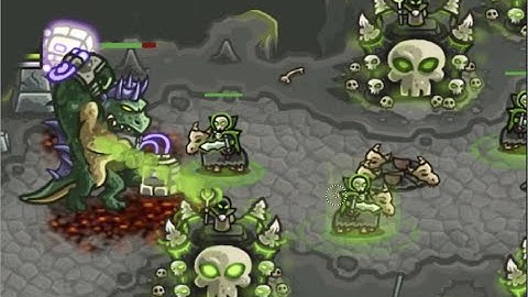 Can we defeat Saurian king with Necromancer tower #kingdomrush #applearcade #towerdefense