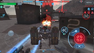 War robots test server video (new weapons igniter,hussar and avalanche)
