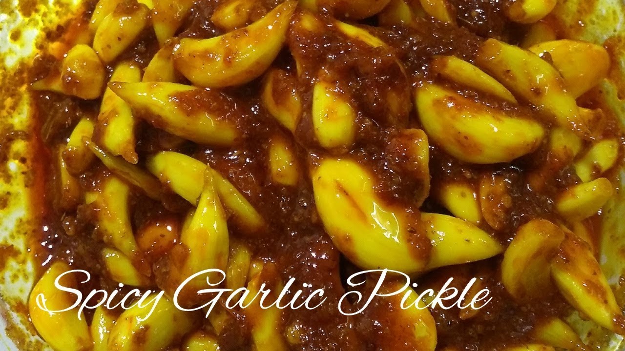 Instant Spicy Garlic Pickle Recipe Chilli Garlic Pickle Garlic