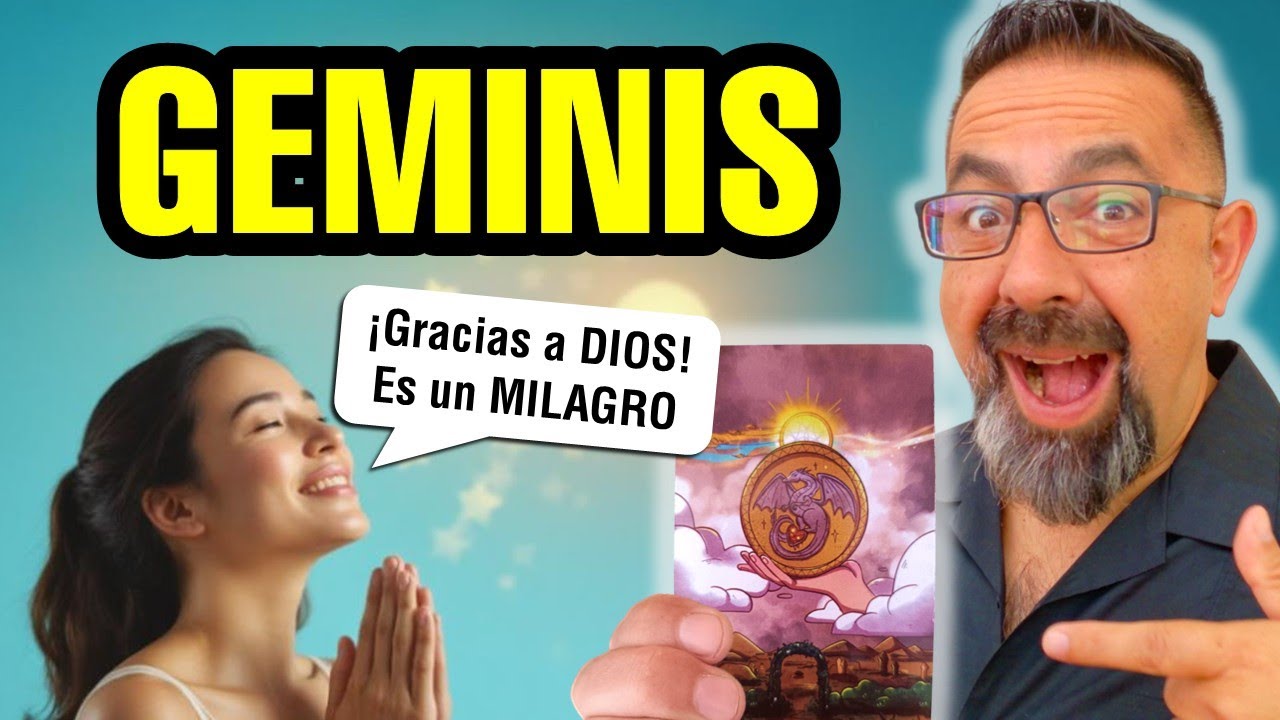 Géminis ♊️ FELICIDAD infinita. ORO y MIEL desde el CIELO 🔮 TAROT hoy ...