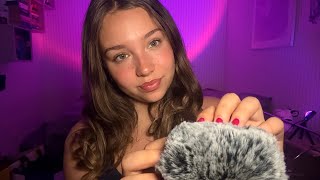 ASMR Fluffy Mic Scratching 💤 Close Your Eyes & Sleep (Personal Attention + Visual Triggers) ✨