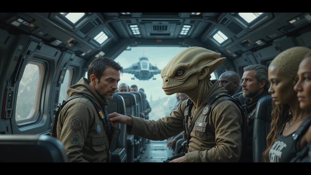 He Gave His Seat to an Alien Elder with Back Pain—Only to Be Greeted by an Elite Squadron at...