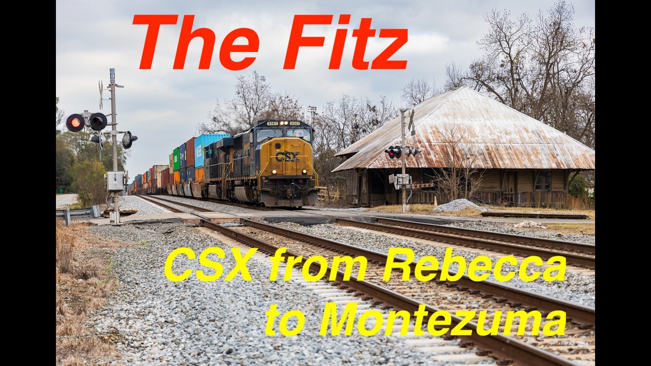 The Busiest CSX Single Track Mainline in Georgia