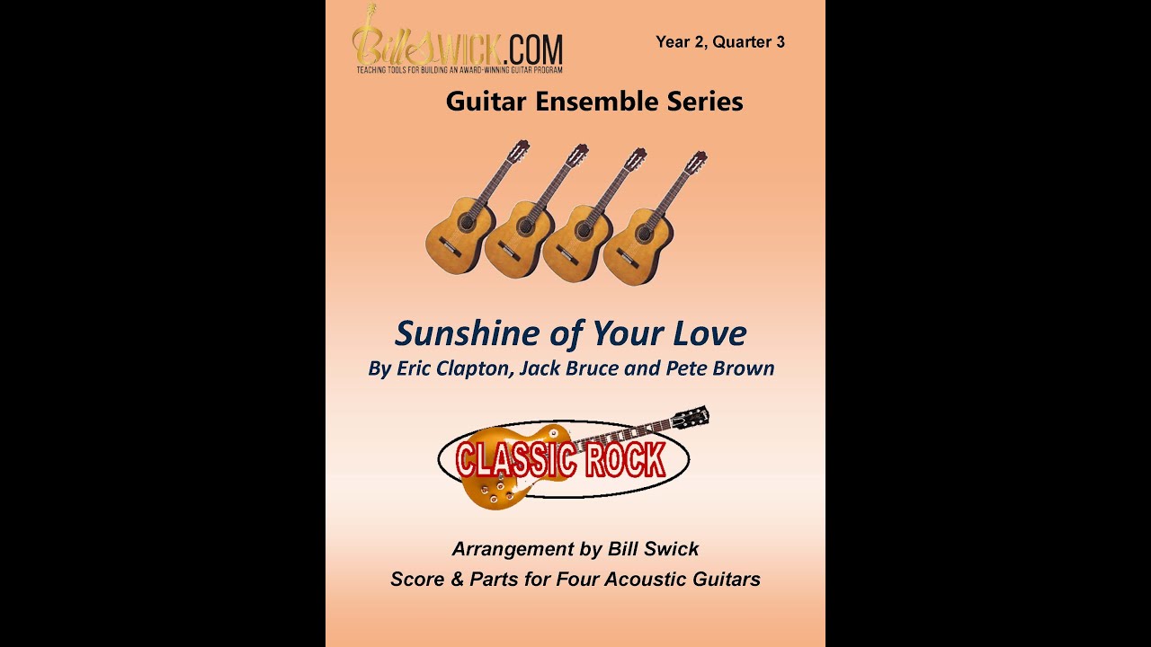 Super Partituras - The Sunshine of your Love (Eric Clapton, Jack