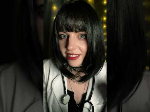 ASMR Goth Doctor Sensitivity Test (  (Ice Globe Water sound Triggers) #shorts #asmr #asmrsounds
