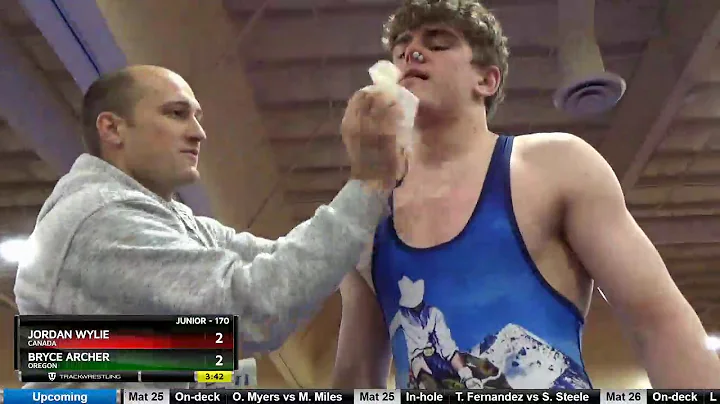 Junior 170 Jordan Wylie Canada Vs Bryce Archer Ore...