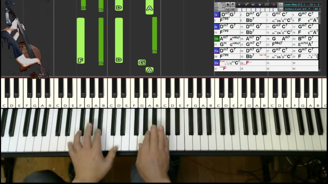 ラウンジジャズ練習記録】LOVER MAN - YouTube