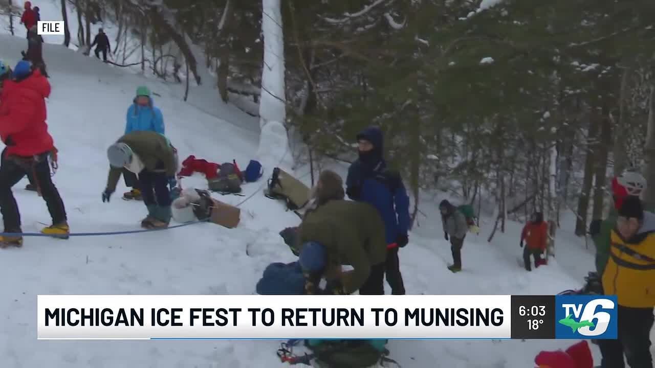 Organizers: Munising ice walls look ‘fabulous’ for upcoming Michigan Ice Fest