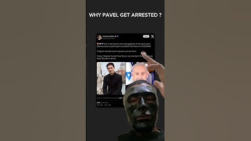Why Telegram Founder Pavel Durov get arrested ? #telegram #paveldurov #crypto #shorts