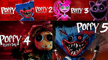 POPPY PLAYTIME CHAPTER 1-2-3-4-5 FULL GAMEPLAY WALKTHROUGH