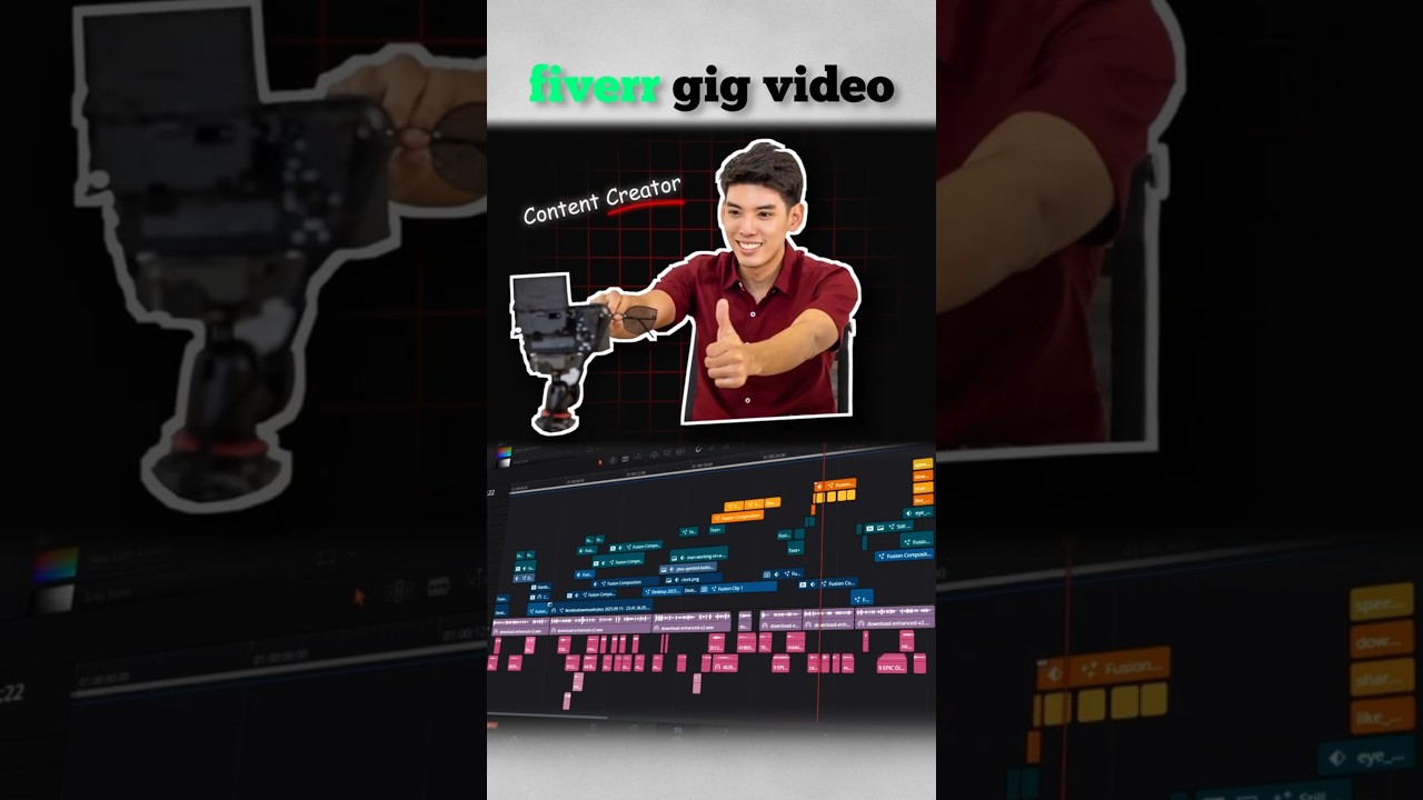 How to make pro Fiverr Gig video (Video Editor)  #fiverr #videoediting #fiverrgigranking