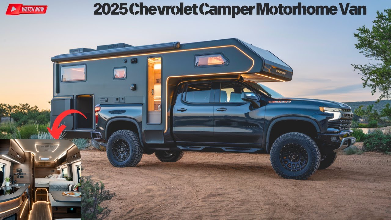 2025 Chevrolet Camper Motorhome Van Official Reveal | Built for ...