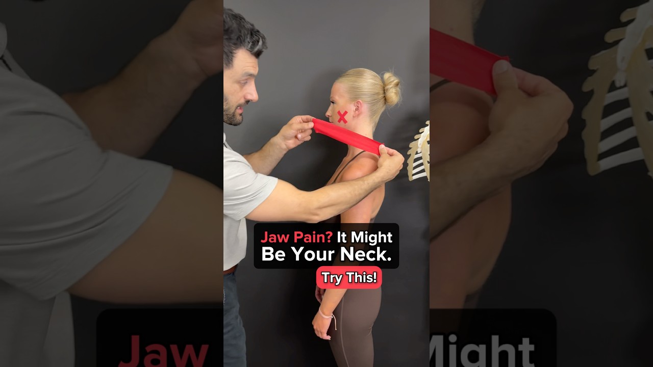 Jaw Pain? It Might be Your NECK… Try This!
