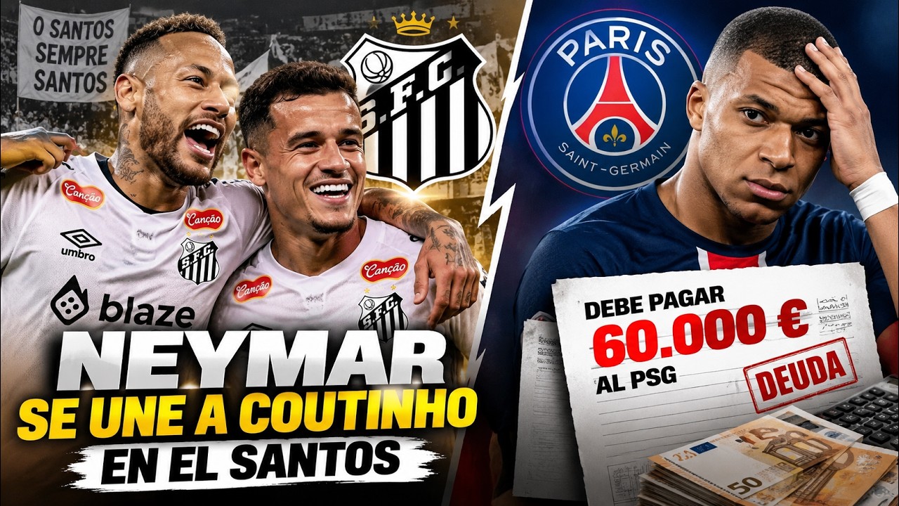 Neymar y Coutinho en el Santos, Yankees Clasifica a la Post, Mbappe debe pagar 60K Euros al PSG