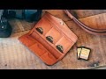 Making a Leather SD Card Snap Wallet - Stock and Barrel Leathercraft