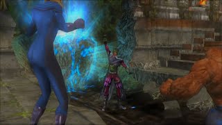 Fantastic 4 Ps2 - Tikal - Temple Interior & Diablo No Commentary