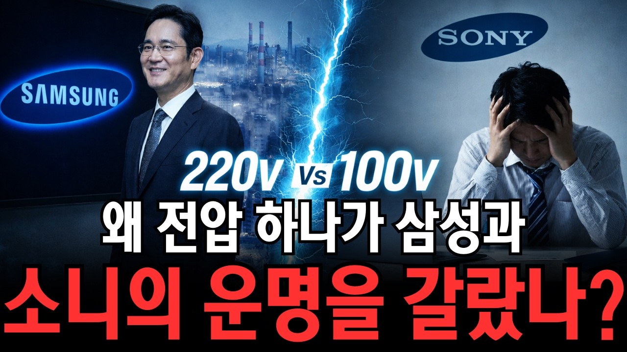 소니는 왜 삼성에 망했을까? 콘센트 구멍 하나가 만든 한국 vs 일본의 격차