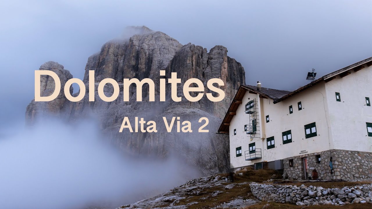 Silent hiking in the Dolomites in October