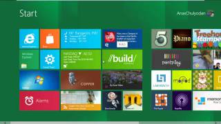 How to change Metro screen lock wallpaper of Windows 8 system,  shutdown and restart