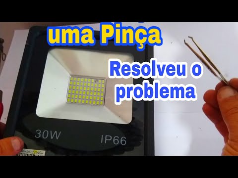 Vídeo: Como reparar um holofote LED DIY: reparo e solução de problemas