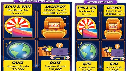 Amazon New Games this Week Quiz Answers Today | 9 September 2023 | @dailyquiztime #amazonfunzon