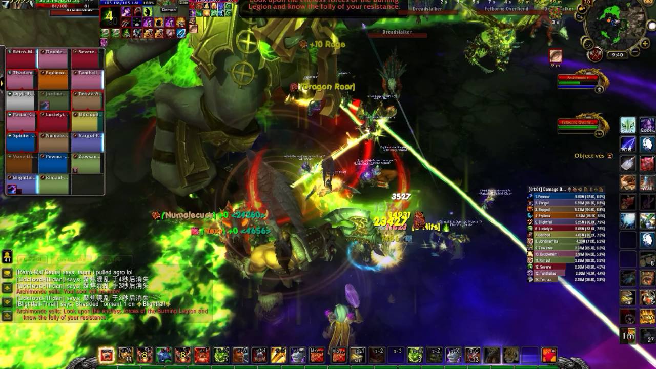 Heroic Archimonde Fury Warrior 7.0