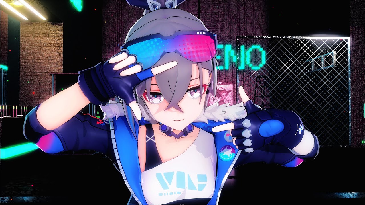 【MMD/4K/SilverWolf】⚡YOASOBI - IDOL⚡