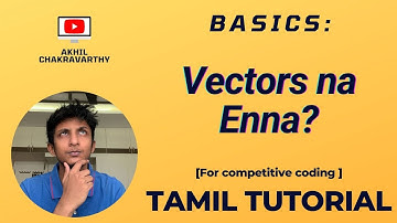 What are Vectors (C++ STL) Clear Tamil Tutorial