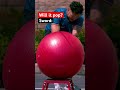 What pops a yoga ball? 🤔