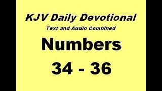 02-24 Numbers 34-36 KJV Daily Devotional