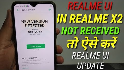 How To Update Realme UI | Android 10 | in Realme X2 Without OTA Update Of Realme UI Received🔥