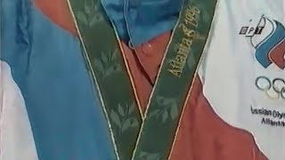 Russian Medalists in Atlanta Olympics 1996 Russian Anthem Medal Ceremony [2 Pack]