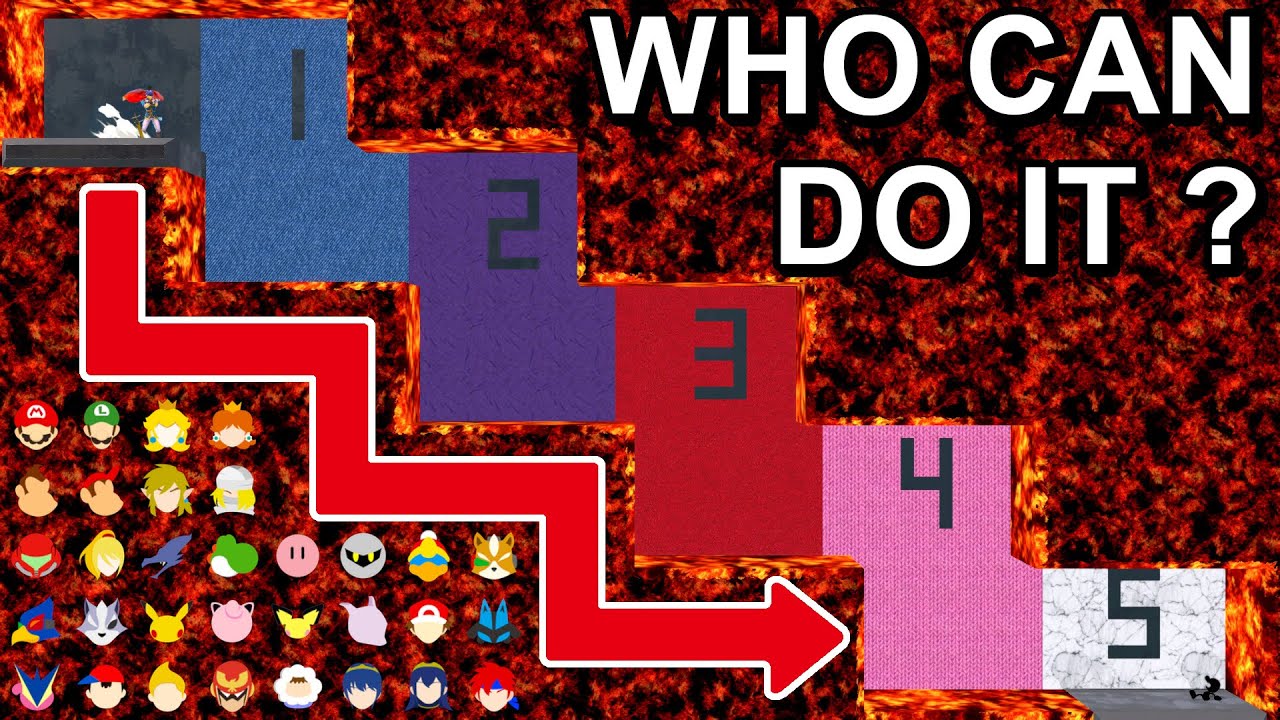 Who Can Make It? Lava Stairs Tierlist - Super Smash Bros. Ultimate