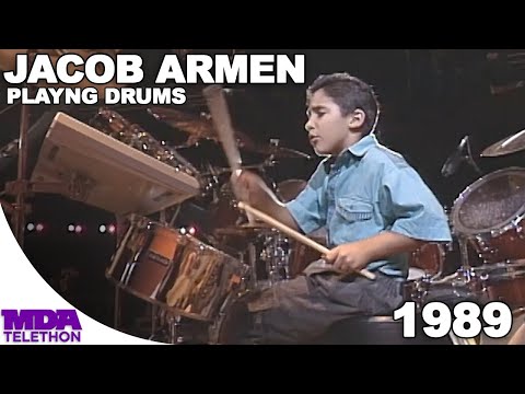 Jacob Armen - Playing Drums | 1989 | MDA Telethon