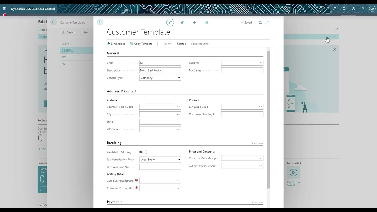 Dynamics GP vs Dynamics Business Central - Classes and Templates