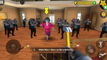 troll Miss T so funny everyday in Scary Teacher 3D | gameplay android, ios | part 1690