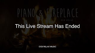 Relaxing Piano Music and Fireplace 24/7 - Sleep, Meditate, Study, Relax, Stress Relief