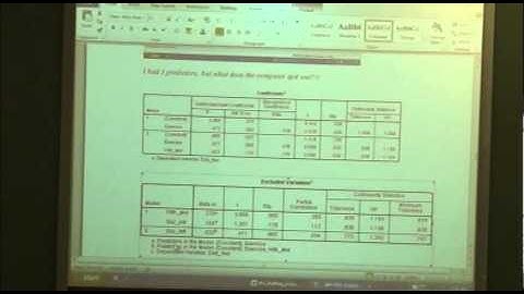 Class 03 - Part 1 of 2: Multivariate Analysis: Dr. Dale Glaser Class 03 Part 1 of 2